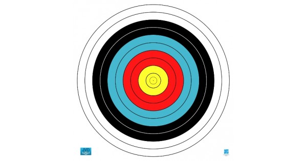 40cm F.I.T.A Reinforced Archery Paper Target Face QTY 20 With FREE Pins