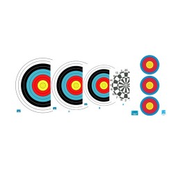 Egertec 128cm Round Straw Archery Target Free Delivery Competition Size 