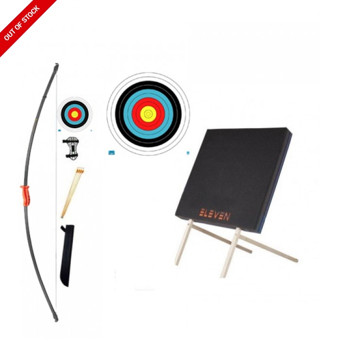 Stand & Arrows Family Archery Recurve Bow Starter Package With Straw Target 